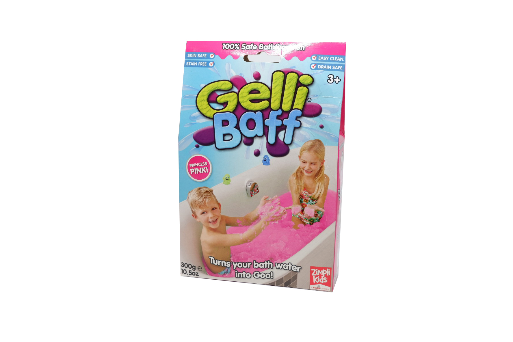 Princess Pink Glitter Gelli Baff 300g Fun Bath Jelly Slime Kids Science Gift 